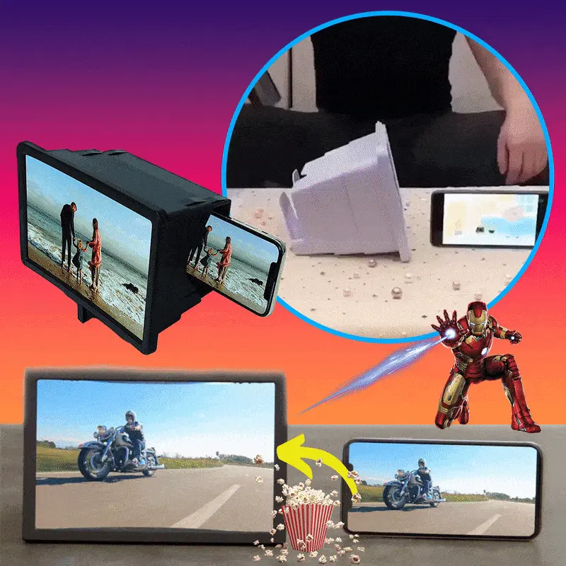 SCREENFLIX® Ekran Powiększający do Smartfona