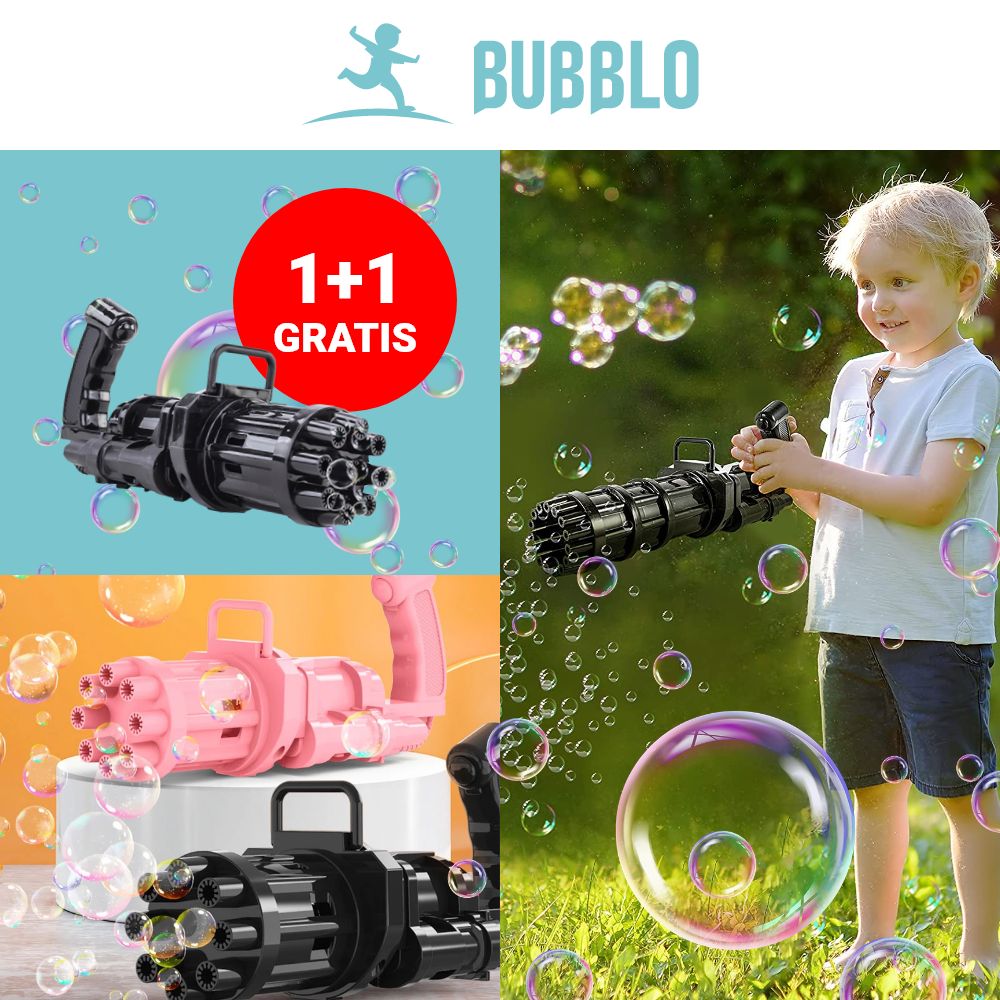Maszyna do baniek 1+1 GRATIS BUBBLO®