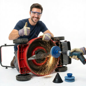 CutMaster – kamień szlifierski do 100% lepszego i szybszego koszenia bez zacinania kosiarki (1+1 gratis)