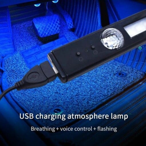 USB samochodowe światło ledowe na deskę rozdzielczą - obrazek 6