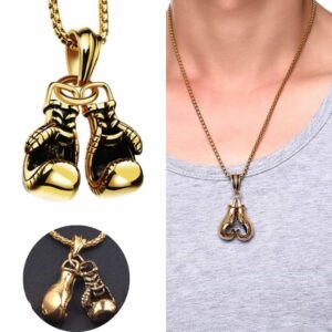 Naszyjnik z rękawicami bokserskimi