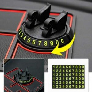 Alternative view of Wielofunkcyjna, antypoślizgowa mata samochodowa do telefonu