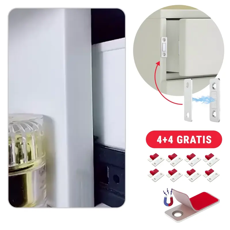 MAGRIP™ – Niewidoczne Magnesy do Drzwi Szafek (4+4 GRATIS)