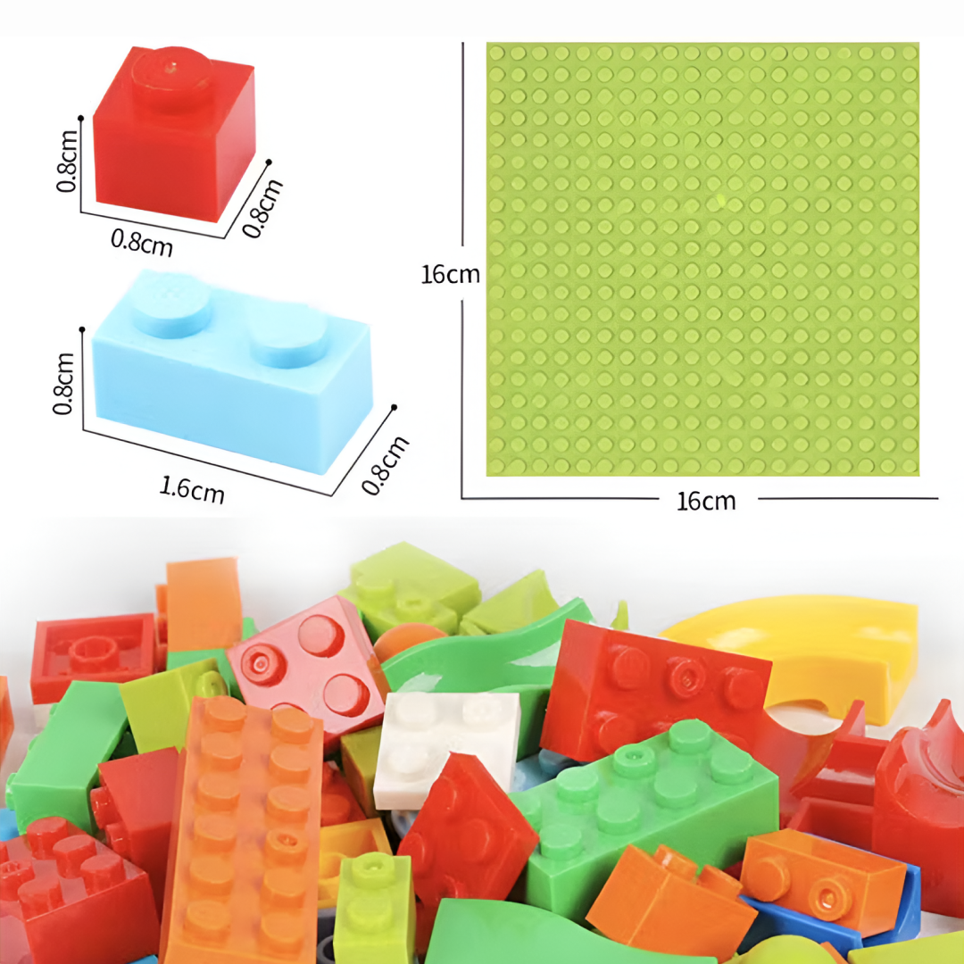 TOYNEXUS® Klocki tor wyścigowy dla dzieci (340 sztuk) - obrazek 5