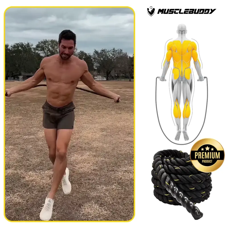 MUSCLEBUDDY® Skakanka z obciążeniem