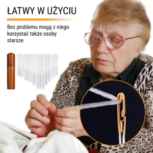 IGŁY DO SZYCIA EASYSEW™ Z BOCZNYM OTWOREM - 30 SZT.