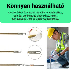 Alternative view of Wirelead™ – Narzędzie do Nawlekania Przewodów Elektrycznych 15 m