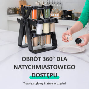 Alternative view of SpicePro ™ - Obracający Organizer na Przyprawy