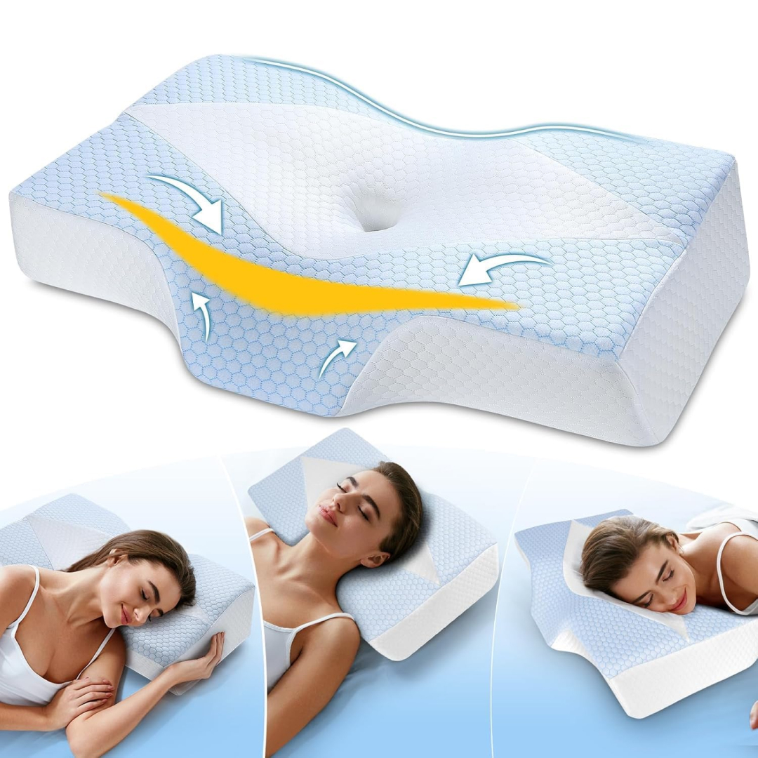ErgoDream™ - Poduszka Ergonomiczna z Pianki Memory - obrazek 2
