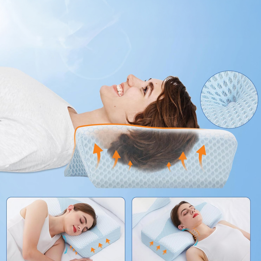 ErgoDream™ - Poduszka Ergonomiczna z Pianki Memory - obrazek 3