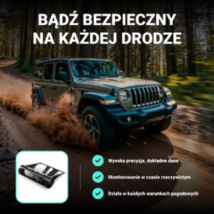 Alternative view of Riboton™ -  Solarny System Monitorowania Ciśnienia Opon