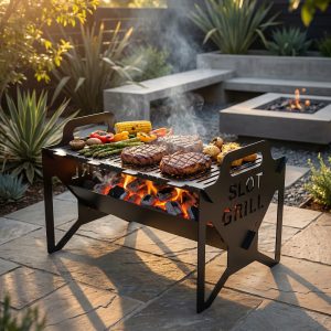 Grillix™ - Składany przenośny grill stalowy
