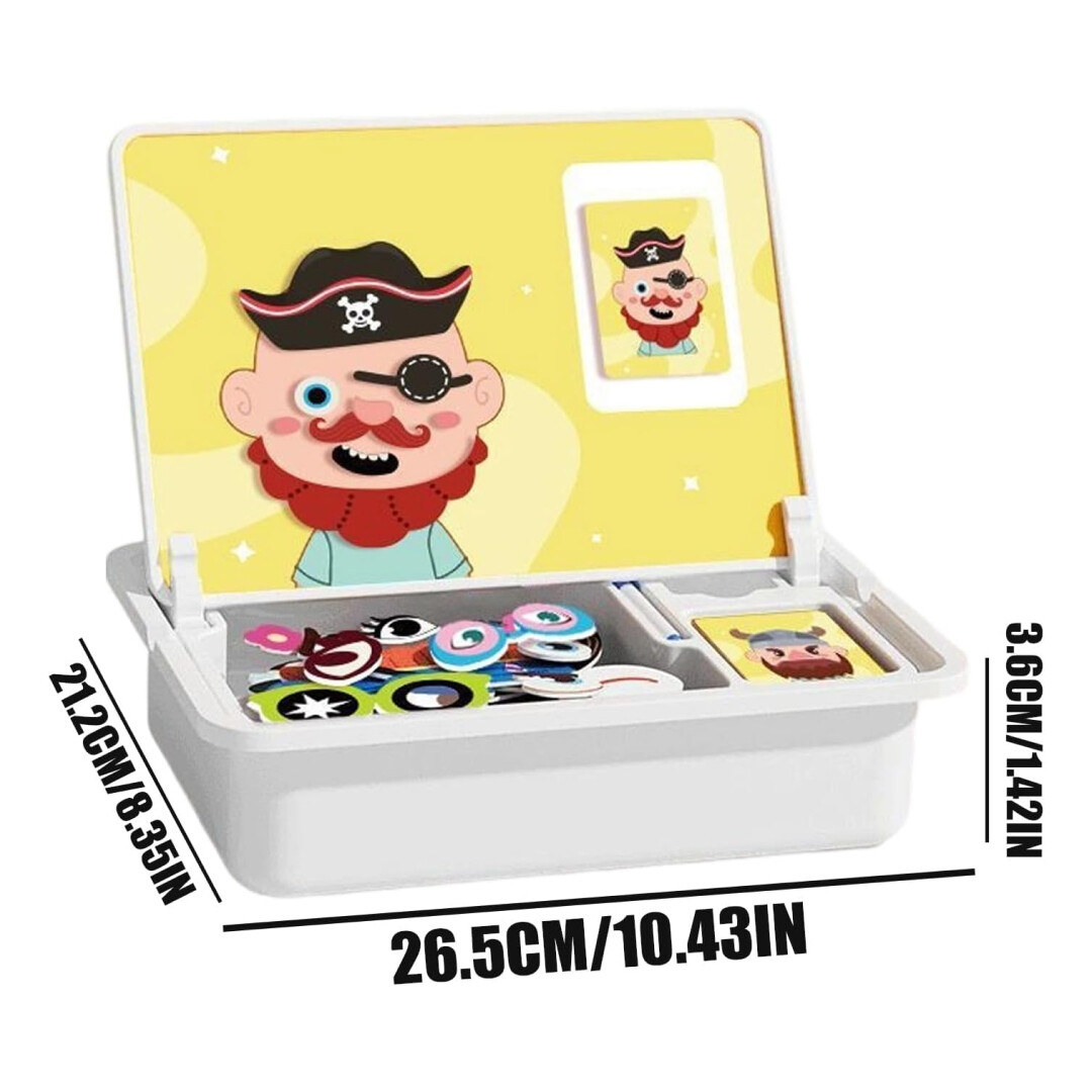 FaceBoard™ – Magnetyczna Tablica Puzzle do Twarzy - obrazek 5